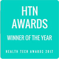 Winner of the Health Tech News Awards 2017 'Winner of the Year' award