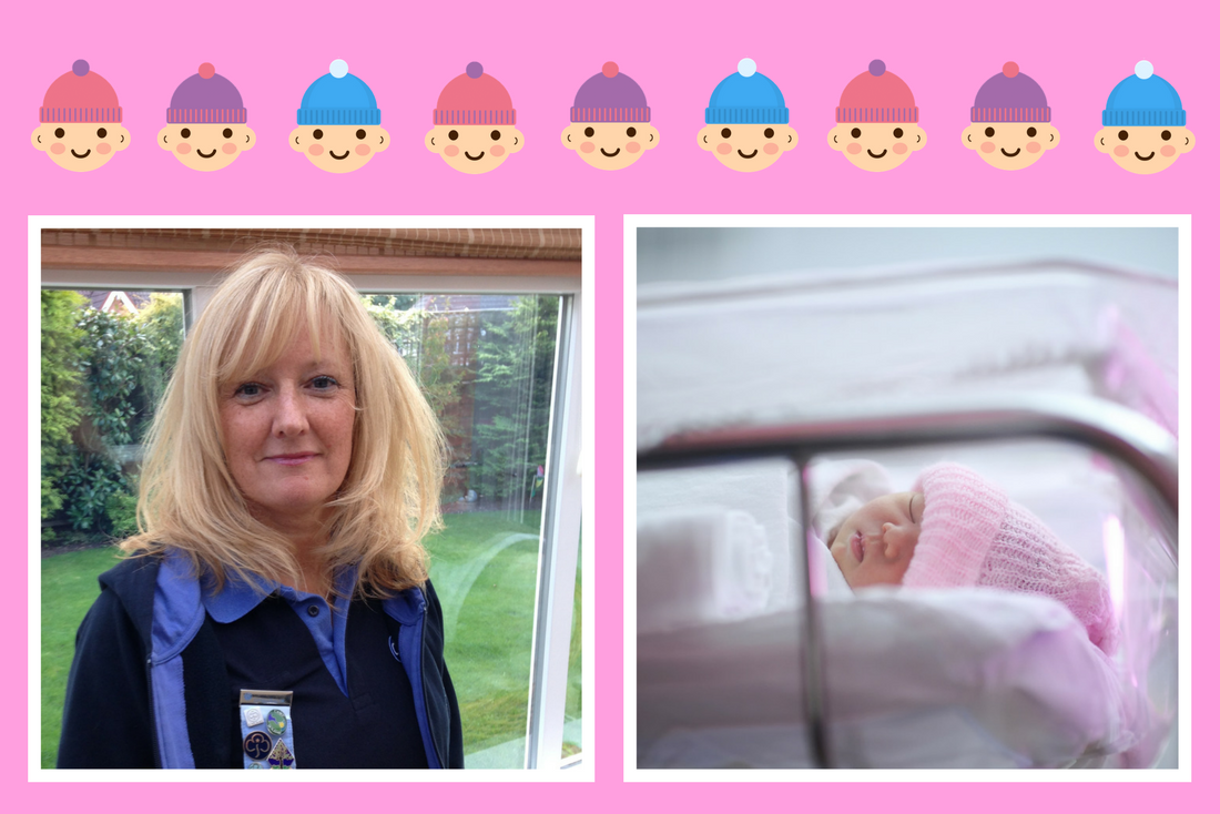 Maxine and her Rainbows Knitted Hats for Preemies, Here's Why...