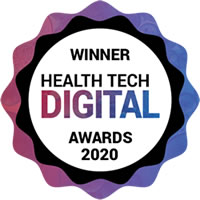 Winner of the Health Tech Digital Awards 2020 'Best Communication Solution' award