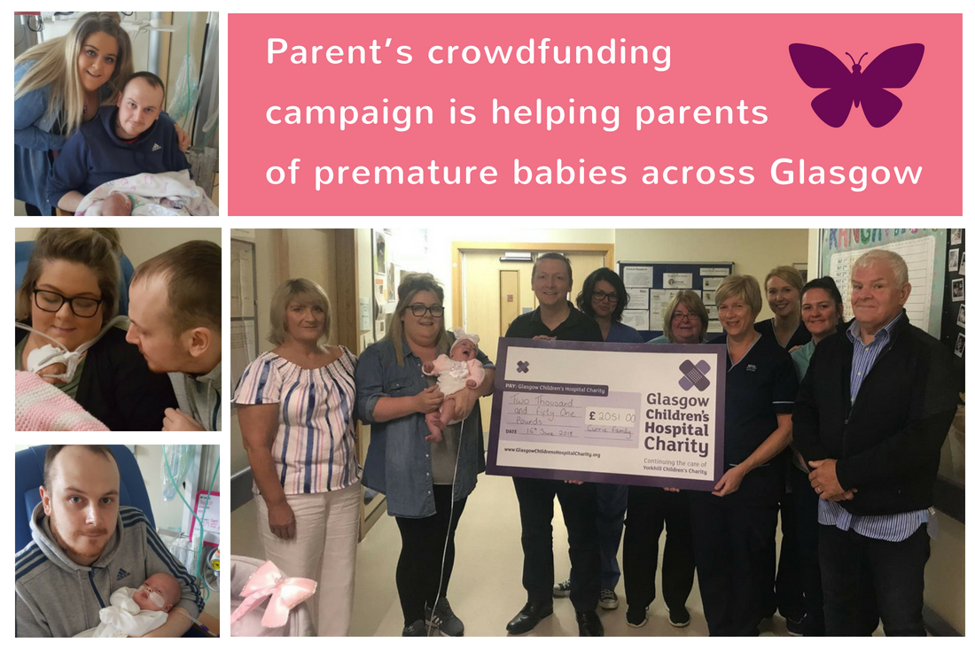 Parent’s crowdfunding campaign is helping parents of premature babies across Glasgow