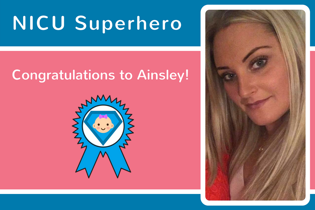 Amiee and Martin nominate Ainsley as their NICU Superhero