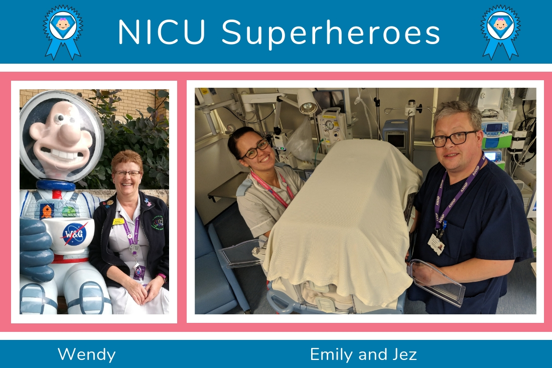 Teila's Mum shares her NICU Superheroes from Bristol!