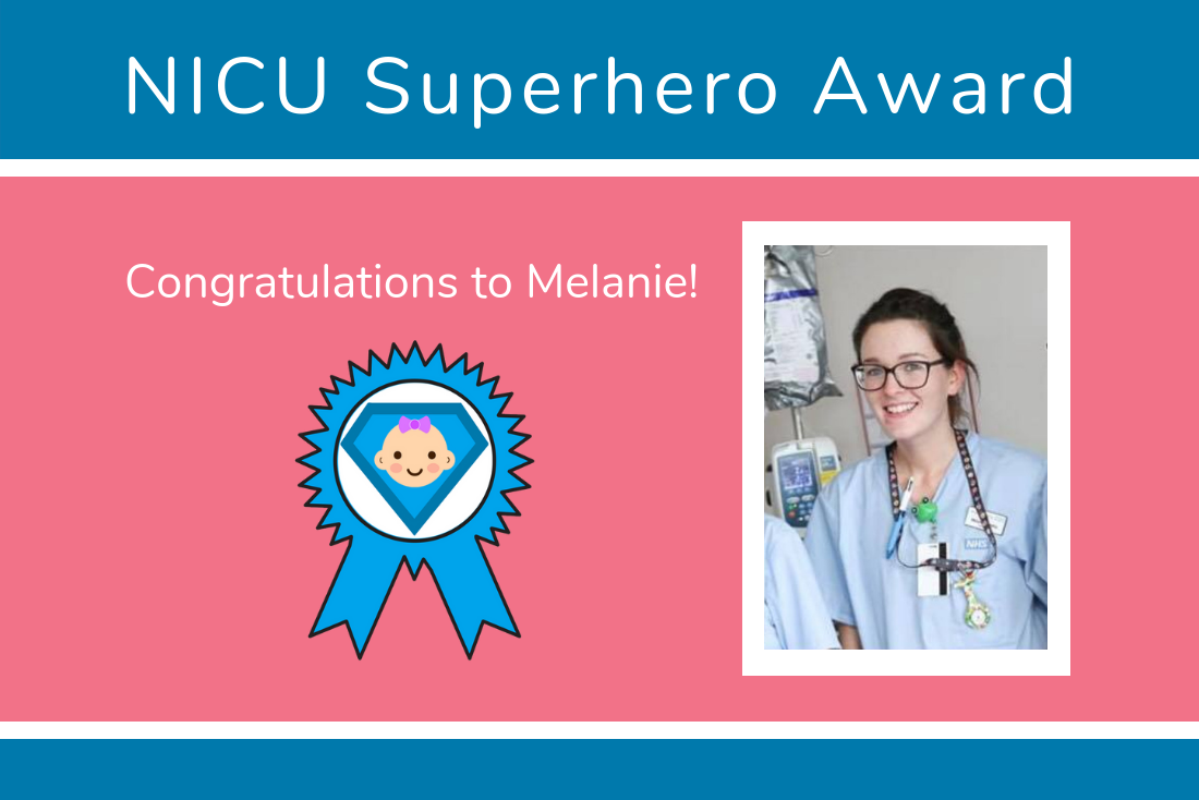 Melanie from the Buscot Neonatal Team is our latest NICU Superhero!