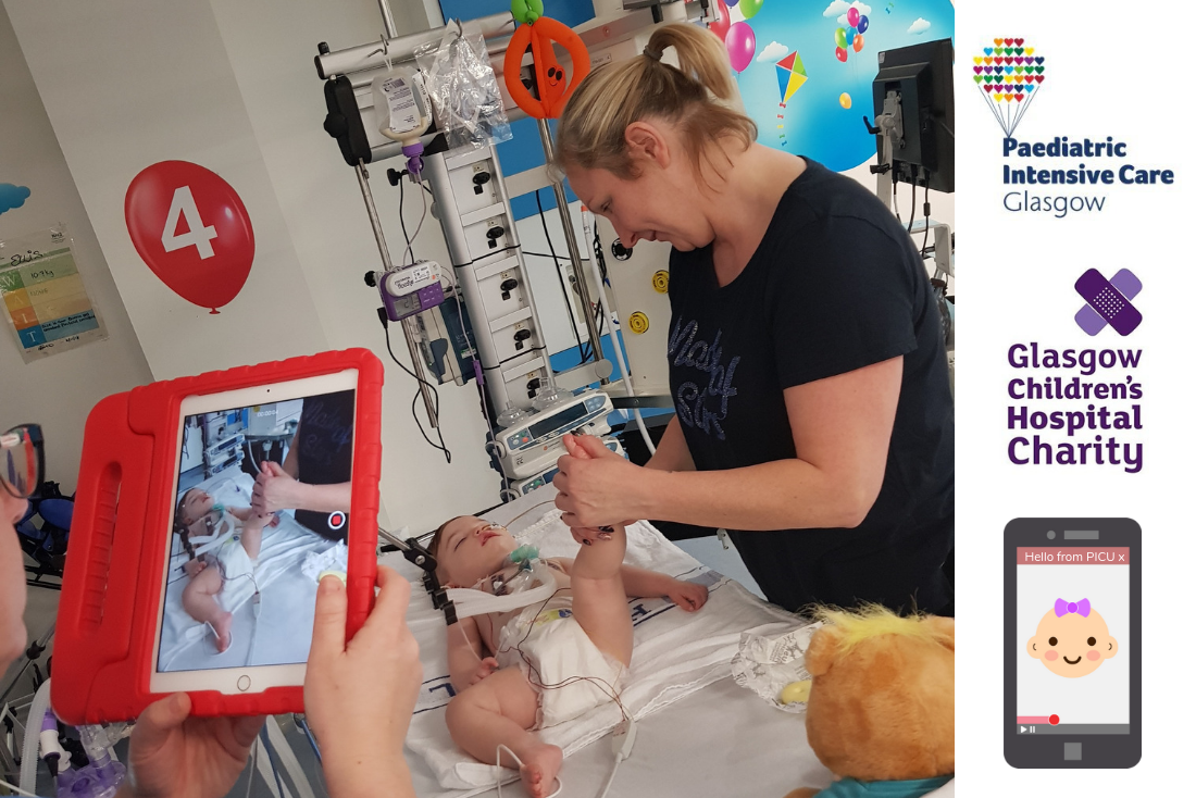 Glasgow Paediatric Intensive Care Unit are First to Introduce Secure Video Diaries for Parents