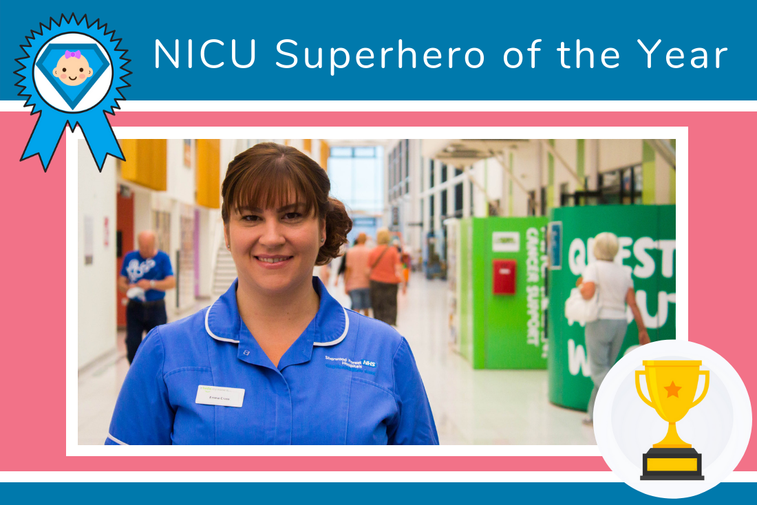 Congratulations to our NICU Superhero of the Year, Emma Cross!