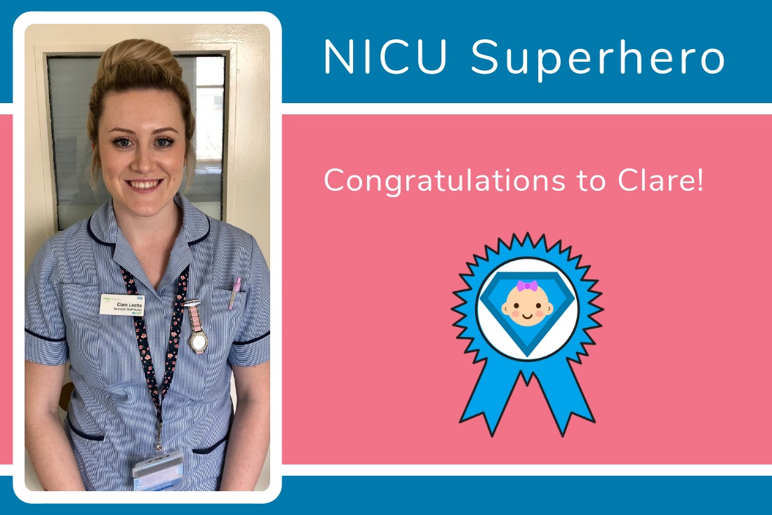 Emma's Mum and Dad Nominate Clare as their NICU Superhero Emma's Mum and Dad Nominate Clare as their NICU Superhero