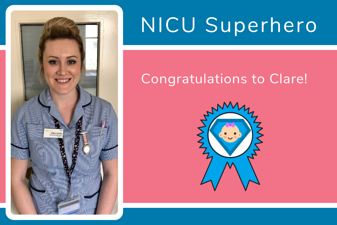 Emma's Mum and Dad Nominate Clare as their NICU Superhero