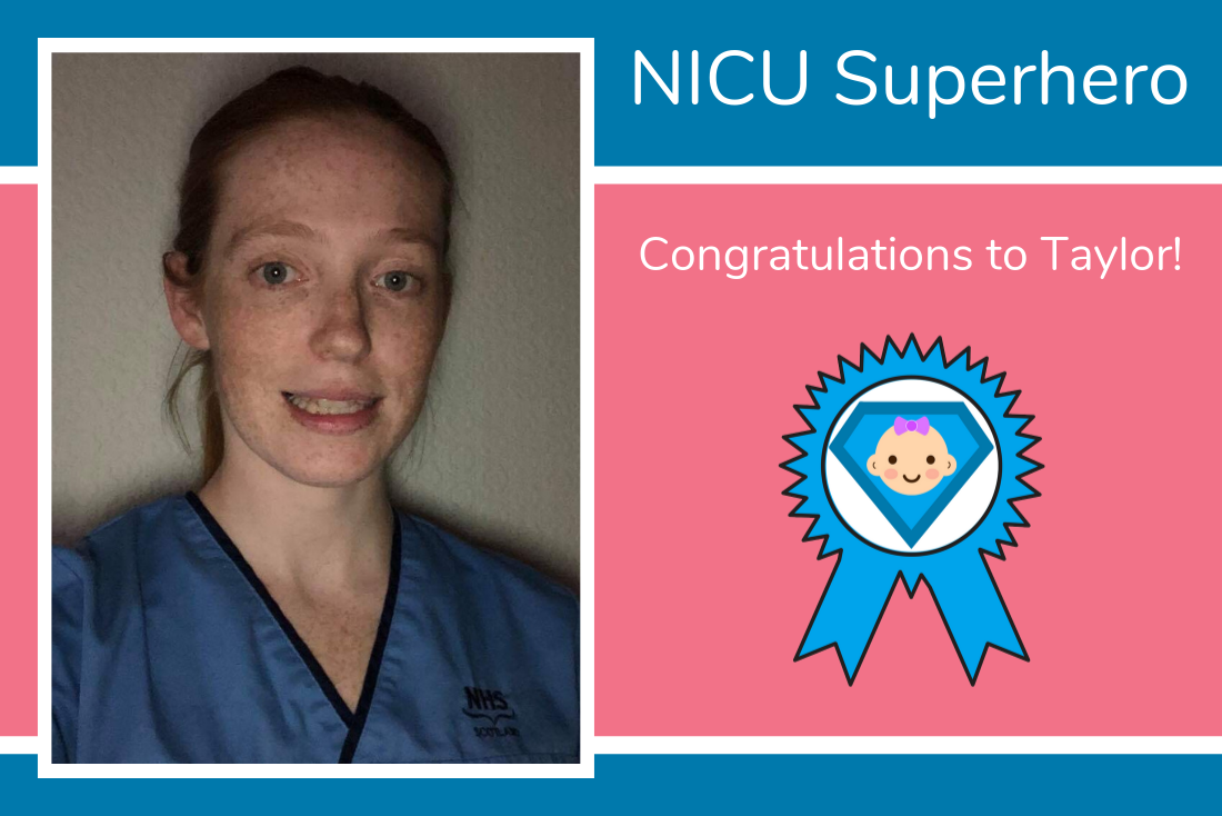 Claudia's parents nominate Taylor as their NICU Superhero