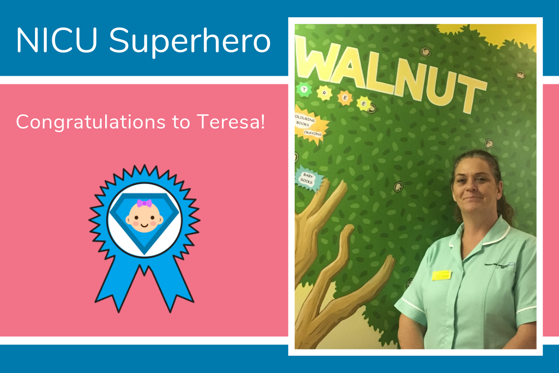 Teresa from the Walnut Ward is Elizabeth's NICU Superhero!