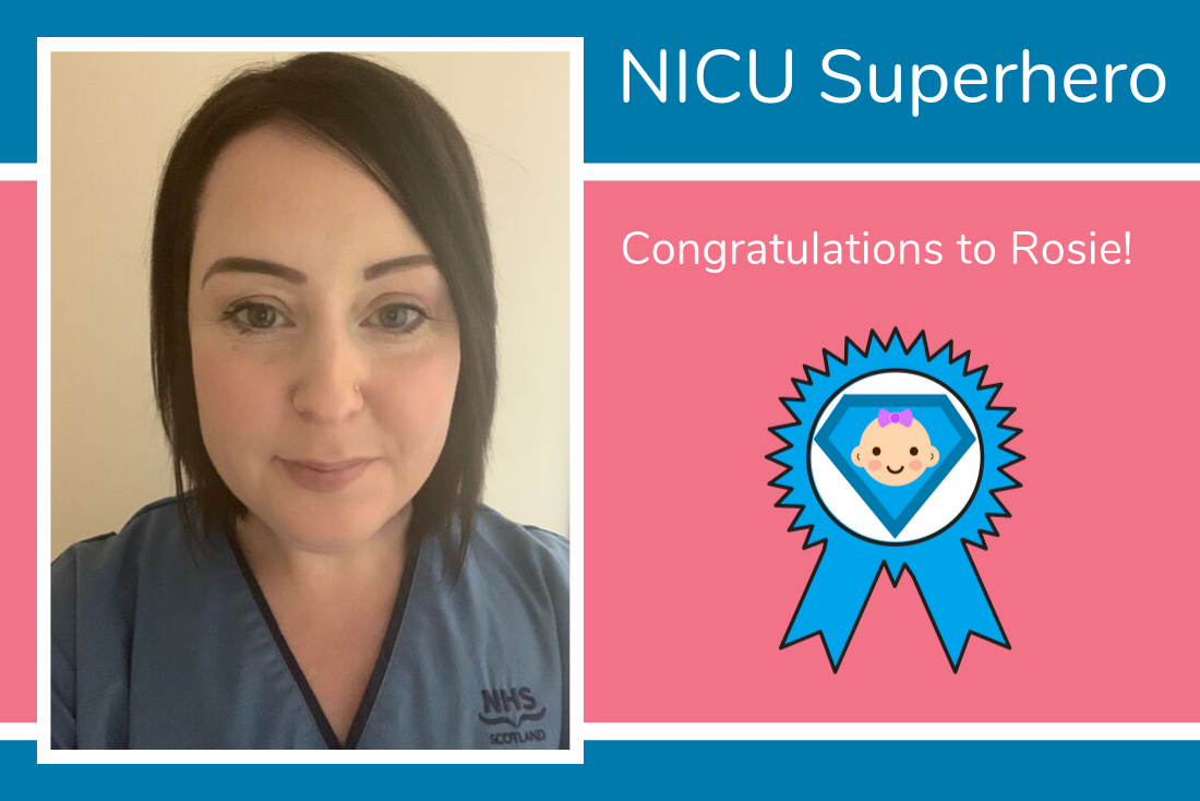 Luca's mum Susan nominates Rosie as her NICU Superhero!