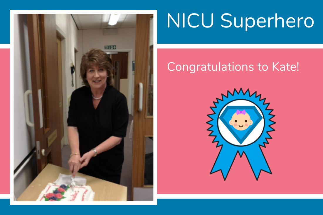 Jill thanks Kate, with a nomination for our NICU Superhero Award!