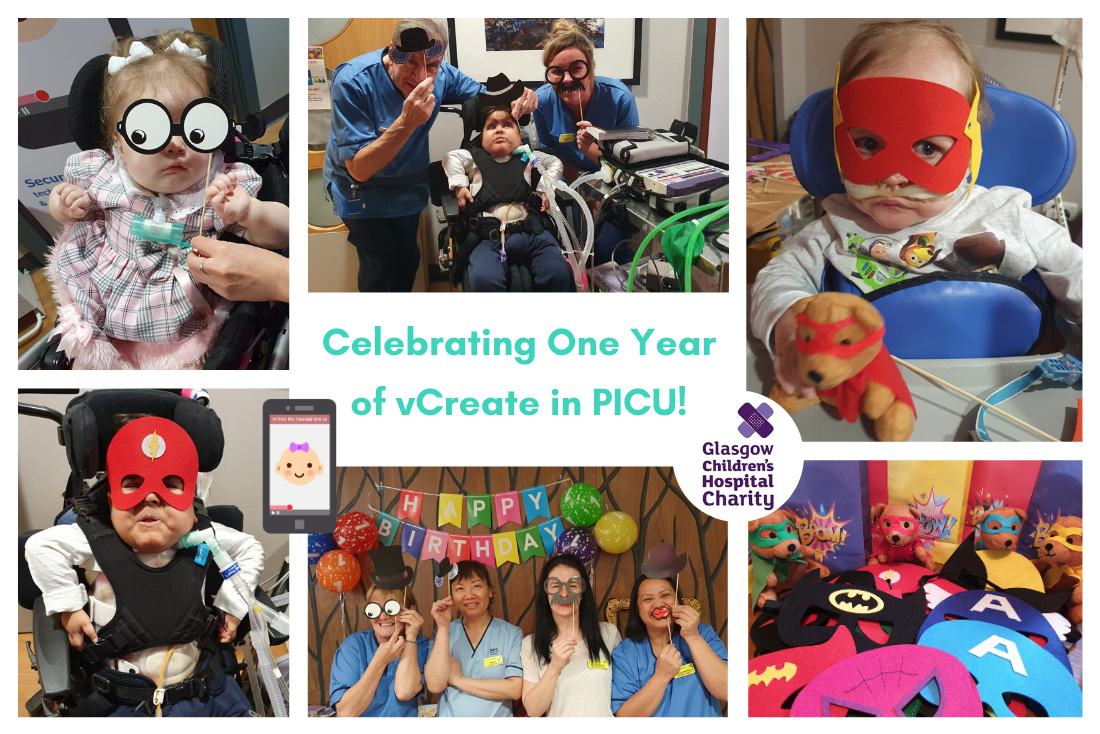 Celebrating One Year of vCreate in the PICU at RHC, Glasgow Celebrating One Year of vCreate in the PICU at RHC, Glasgow
