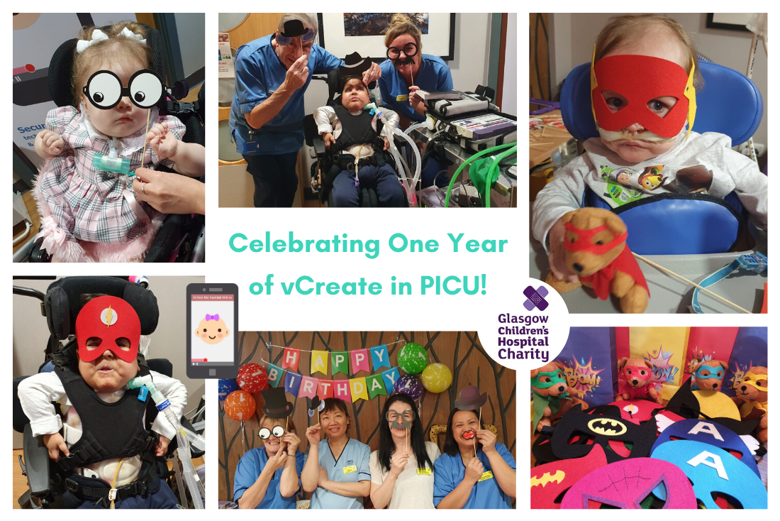 Celebrating One Year of vCreate in the PICU at RHC, Glasgow 