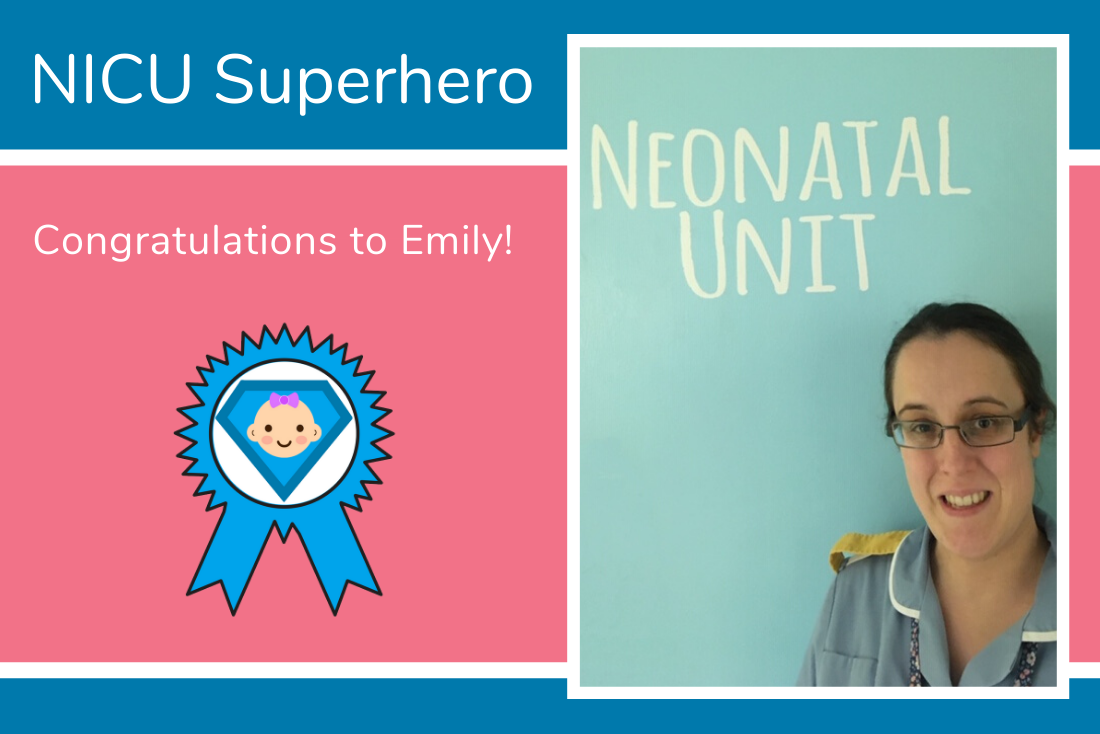 Emma nominates former preemie Emily as her NICU Superhero!