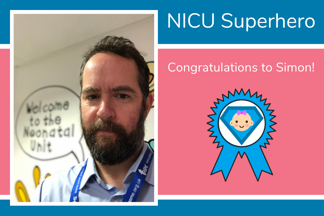 Today's NICU Superhero is Simon from King's Mill Hospital Today's NICU Superhero is Simon from King's Mill Hospital
