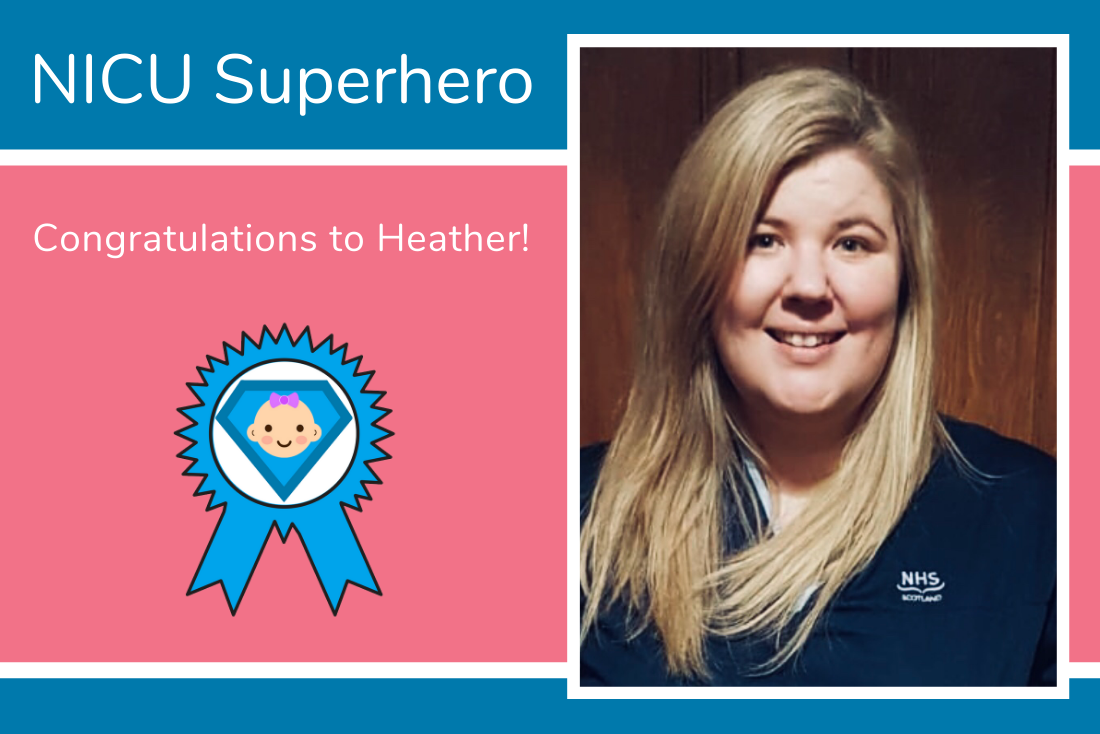 Congratulations to Heather, you are the first NICU Superhero of 2020!