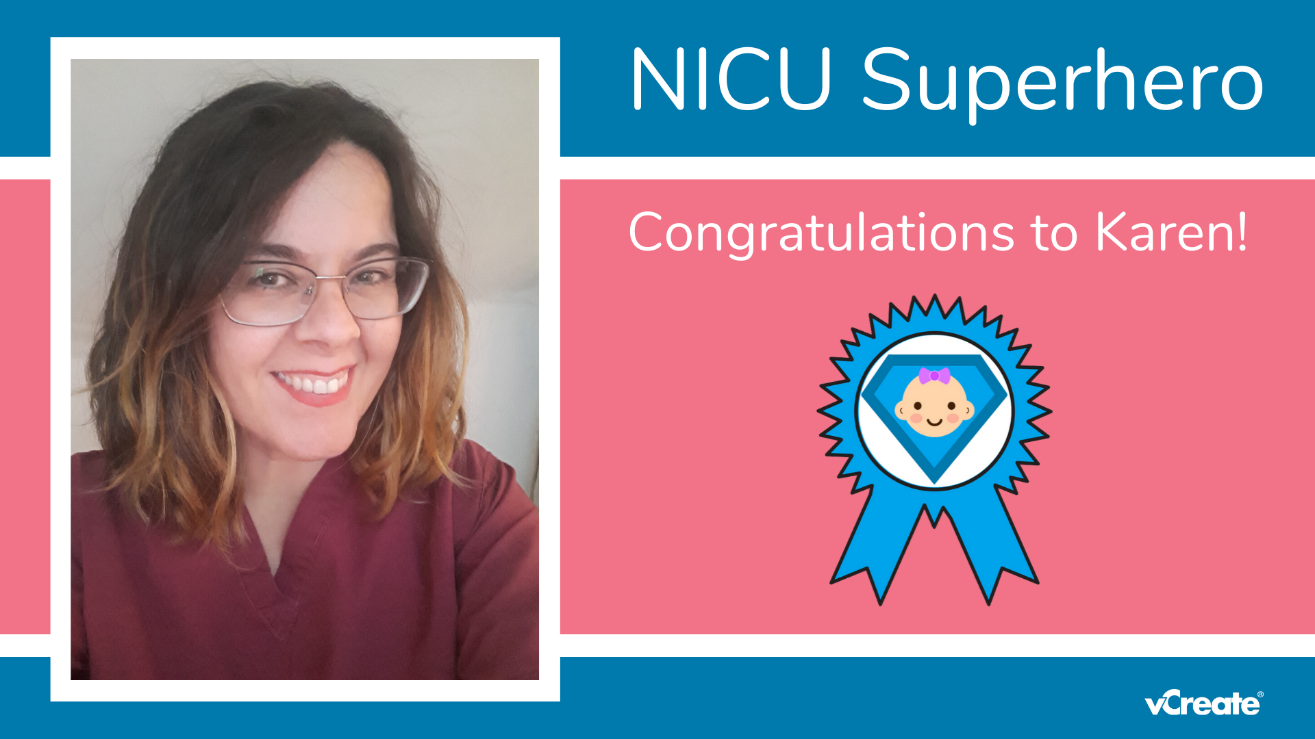 Karen from William Harvey Hospital is Bobbie’s NICU Superhero Karen from William Harvey Hospital is Bobbie’s NICU Superhero