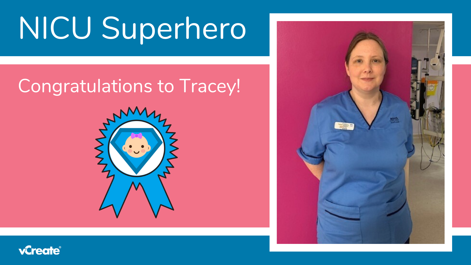 Today’s NICU Superhero is Tracey from the RAH in Paisley!