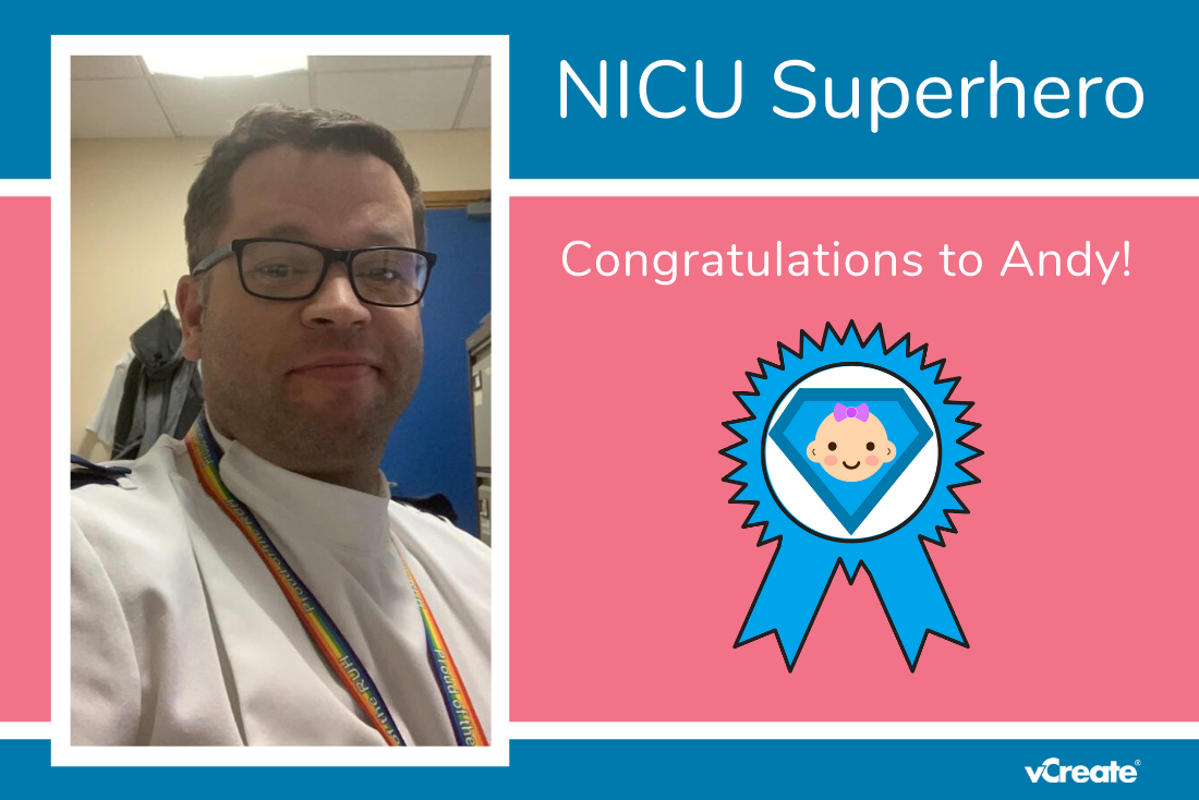 Amy has nominated Andy from RUH Bath as her NICU Superhero!