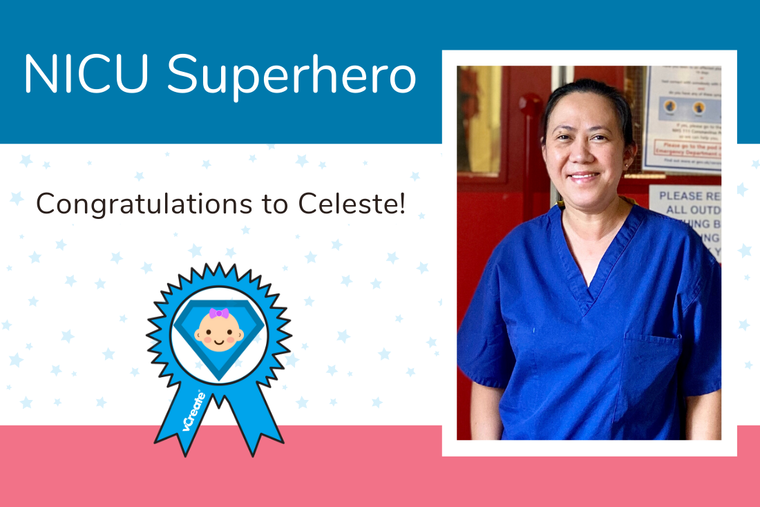 Nara's mummy nominates Celeste as her NICU Superhero! Nara's mummy nominates Celeste as her NICU Superhero!