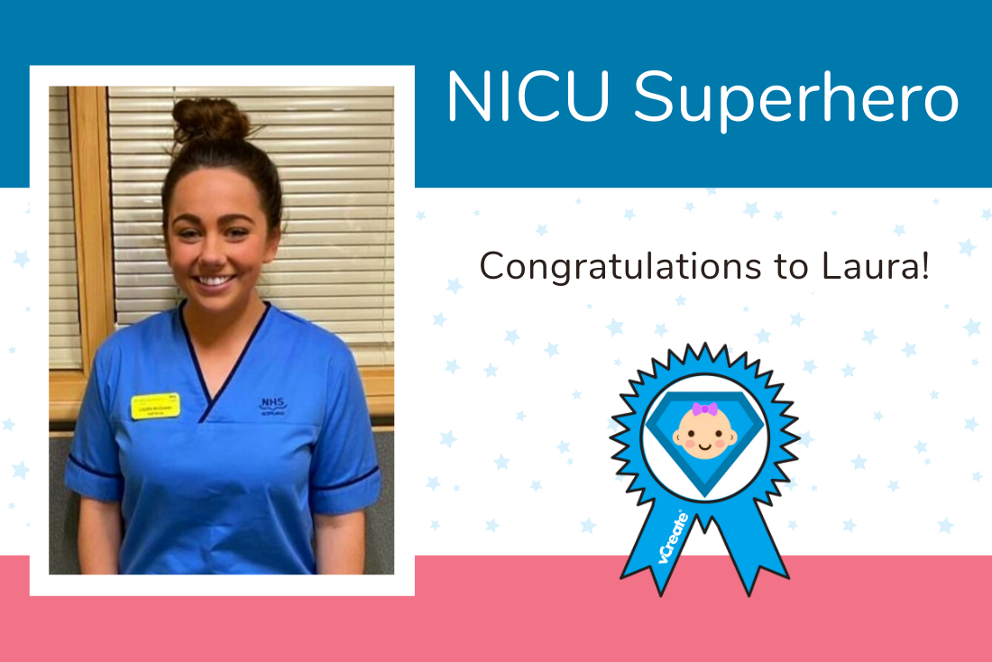 Little Noah's NICU Superhero is Laura from PRM in Glasgow Little Noah's NICU Superhero is Laura from PRM in Glasgow