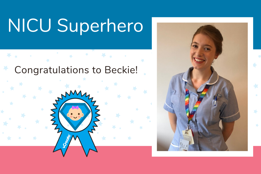 Congratulations to NICU Superhero Beckie from Gloucestershire Royal Congratulations to NICU Superhero Beckie from Gloucestershire Royal