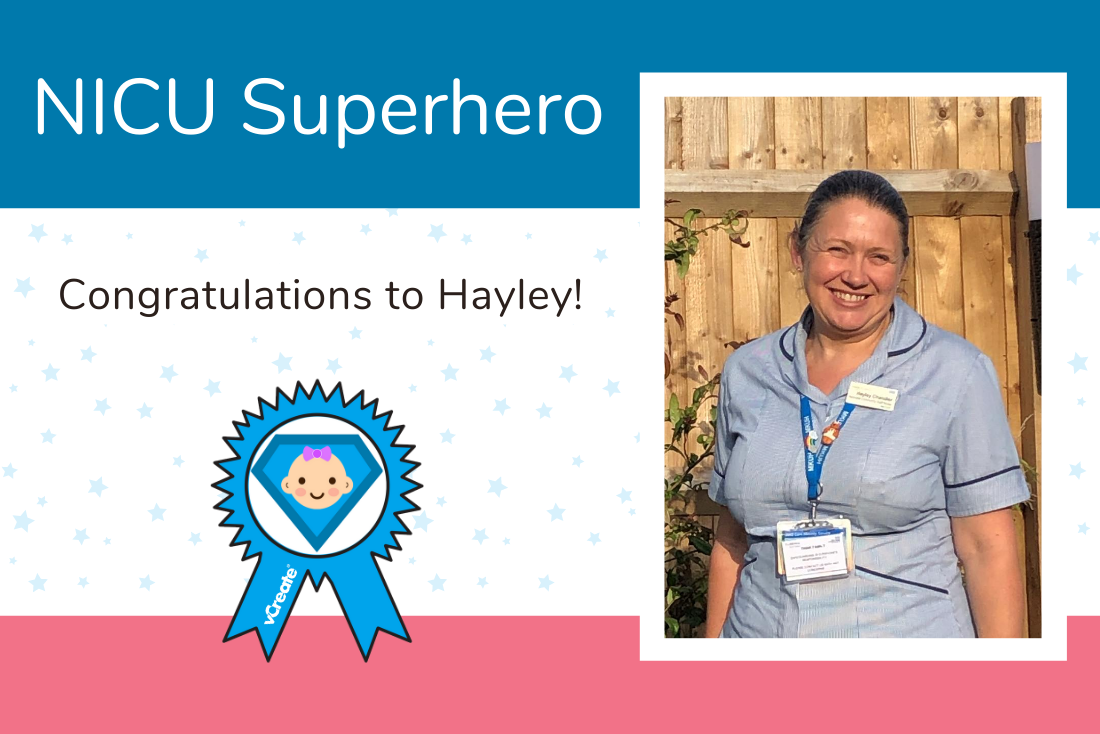 Hayley from Milton Keynes is Hannah's NICU Superhero