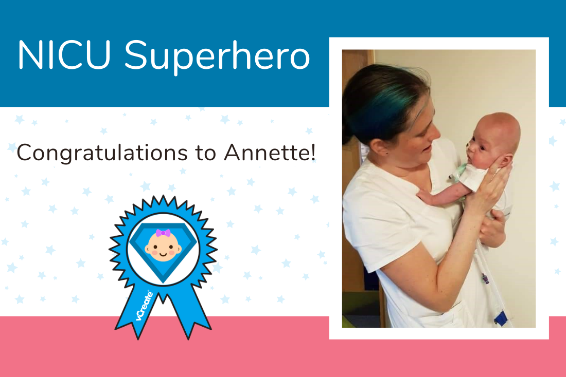 Beth's NICU Superhero is Annette from Princess Anne, Southampton Beth's NICU Superhero is Annette from Princess Anne, Southampton