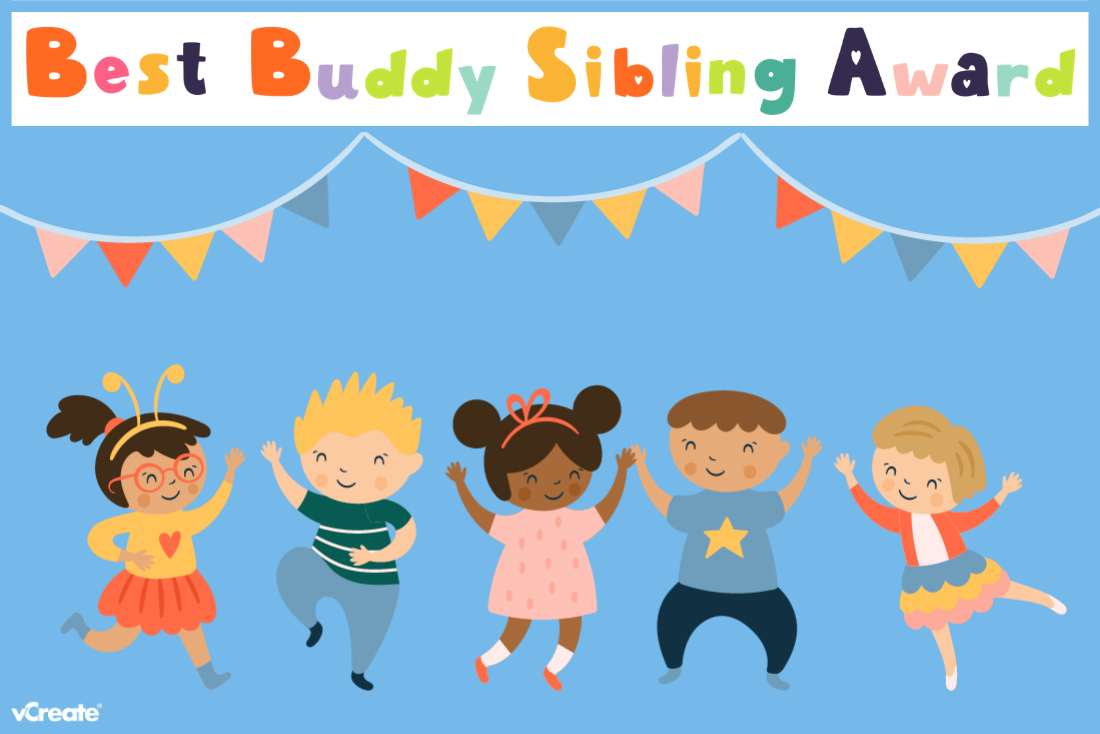 We are celebrating Super Siblings with our new Best Buddy Award!