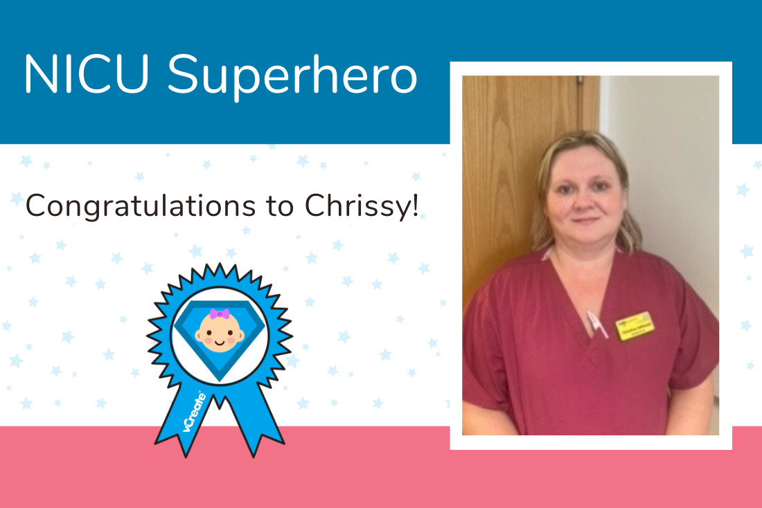 Chrissy from William Harvey Hospital is Millie’s NICU Superhero Chrissy from William Harvey Hospital is Millie’s NICU Superhero
