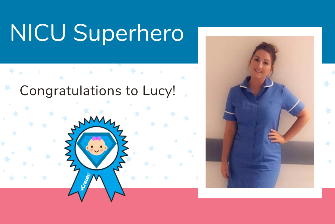 Ellie's NICU Superhero is Lucy from Royal Stoke University Hospital!