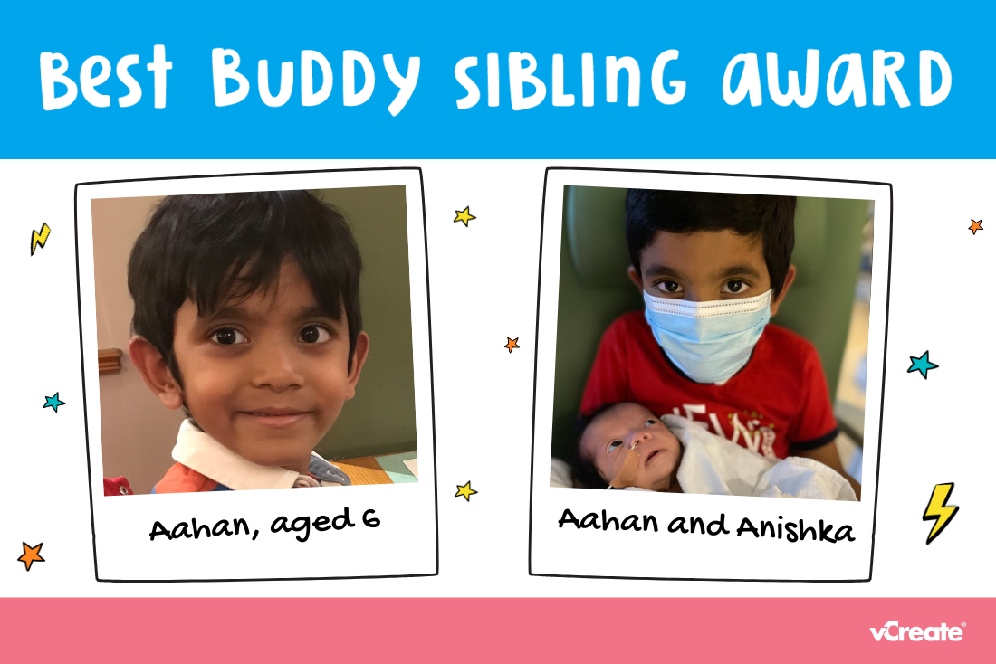 This Week's Best Buddy Sibling Award Goes To Aahan! This Week's Best Buddy Sibling Award Goes To Aahan!