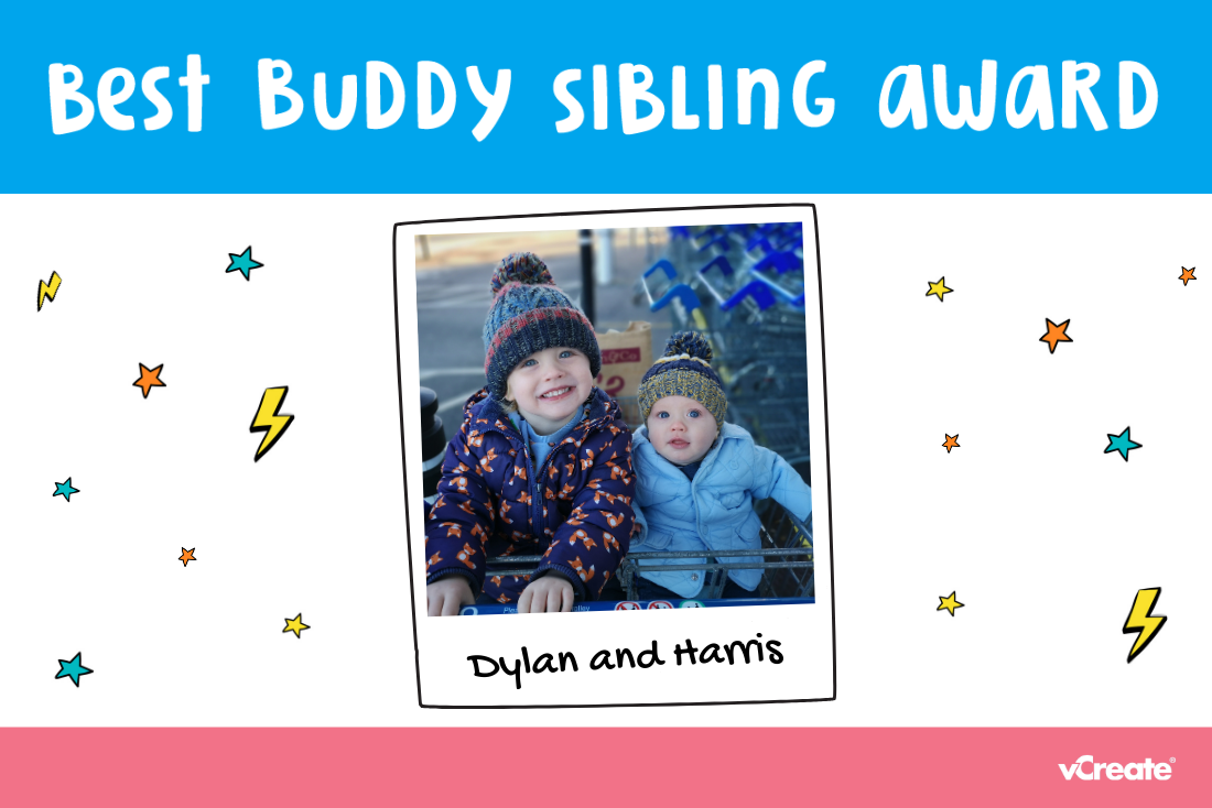 Helena has nominated Dylan for this week's Best Buddy Sibling Award! Helena has nominated Dylan for this week's Best Buddy Sibling Award!