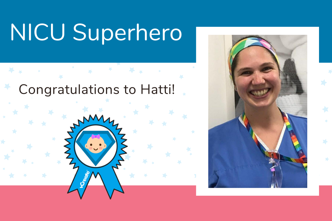 Hatti from Gloucester Royal Hospital is this week's NICU Superhero!