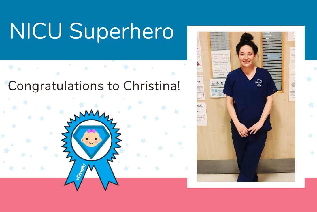 Christina from St George's Hospital in Tooting is crowned this week's NICU Superhero! Christina from St George's Hospital in Tooting is crowned this week's NICU Superhero!