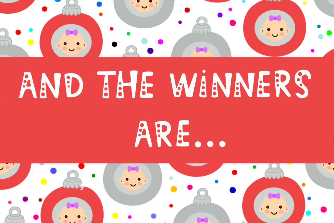 And the winners of our Rosie bauble giveaway are...