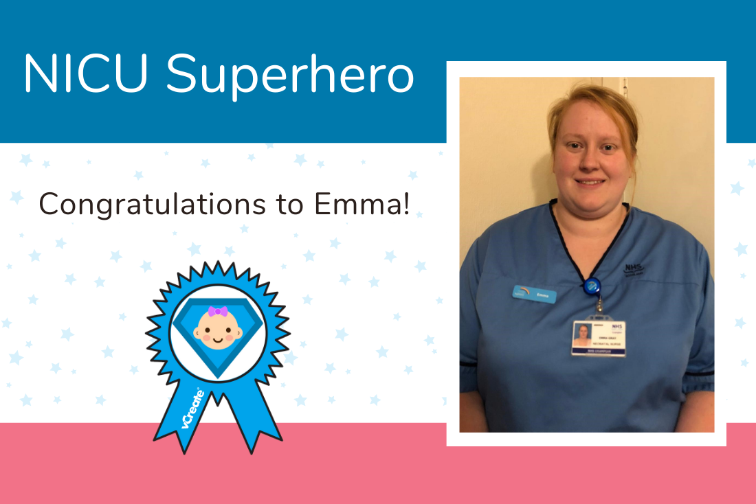 Congratulations to Emma from Aberdeen Maternity Hospital! You are this week's NICU Superhero. Congratulations to Emma from Aberdeen Maternity Hospital! You are this week's NICU Superhero.