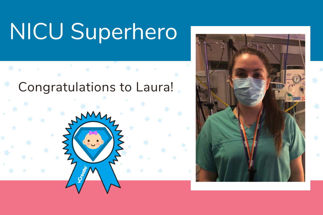 Laura from Barnet Hospital is crowned NICU Superhero this week!