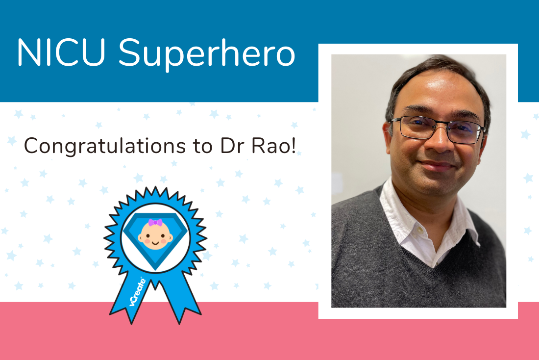 Dr Rao from Royal Stoke University Hospital is our NICU Superhero this week!
