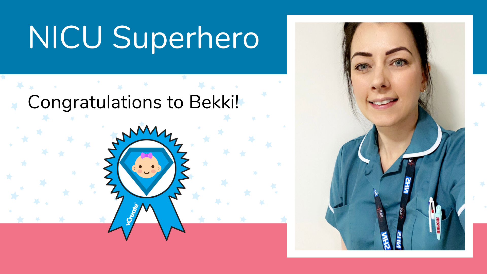 Our NICU Superhero this week is Bekki from the Royal Stoke University Hospital!
