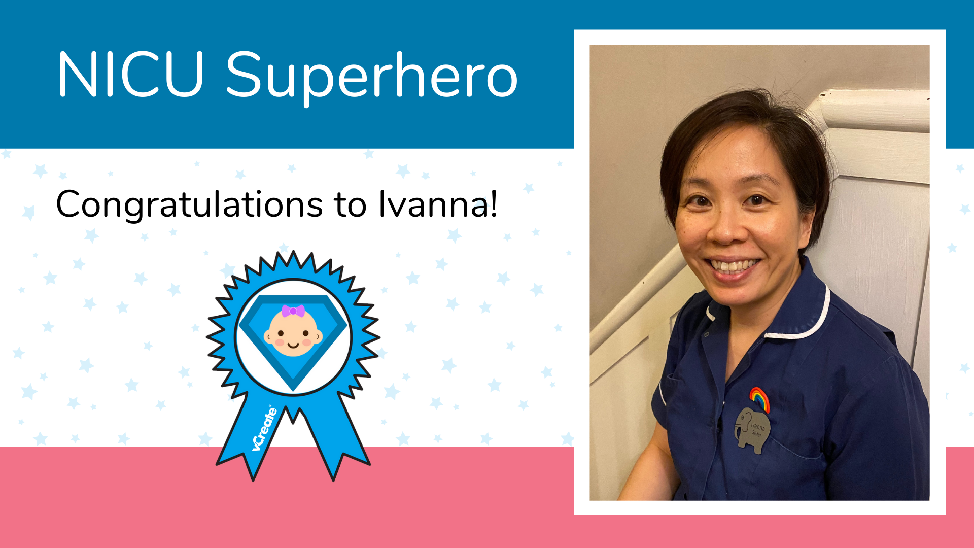 Ivanna from Jessop Wing in Sheffield is Roberta's NICU Superhero! Ivanna from Jessop Wing in Sheffield is Roberta's NICU Superhero!