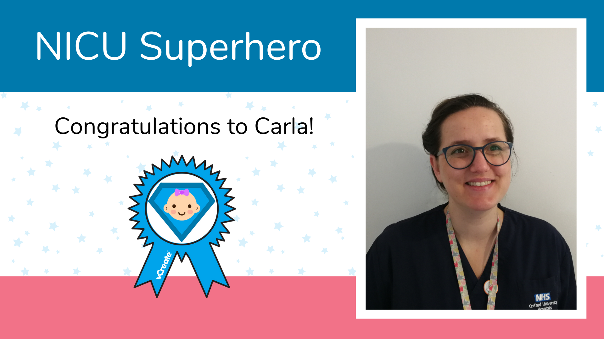 Rekha's NICU Superhero is Carla from John Radcliffe Hospital!