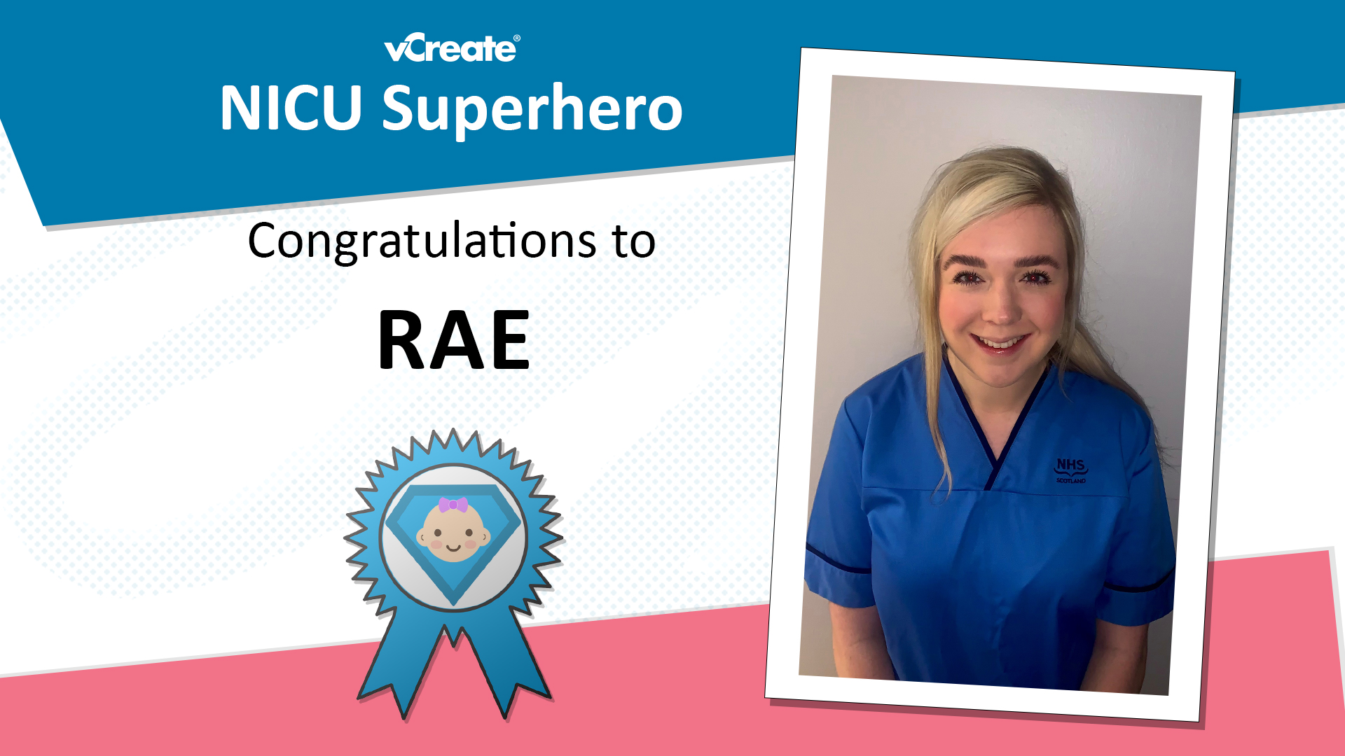 Rae from Ninewells Hospital is a NICU Superhero! 