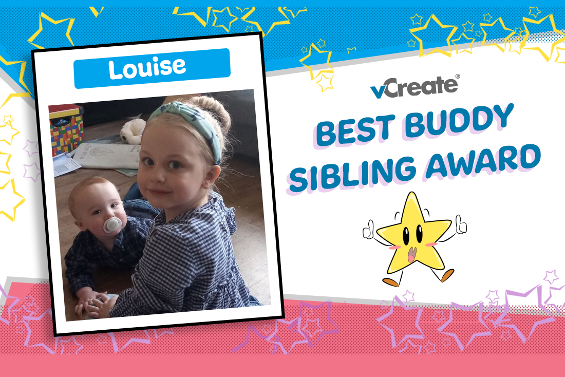 Louise is our super sibling this week! Louise is our super sibling this week!