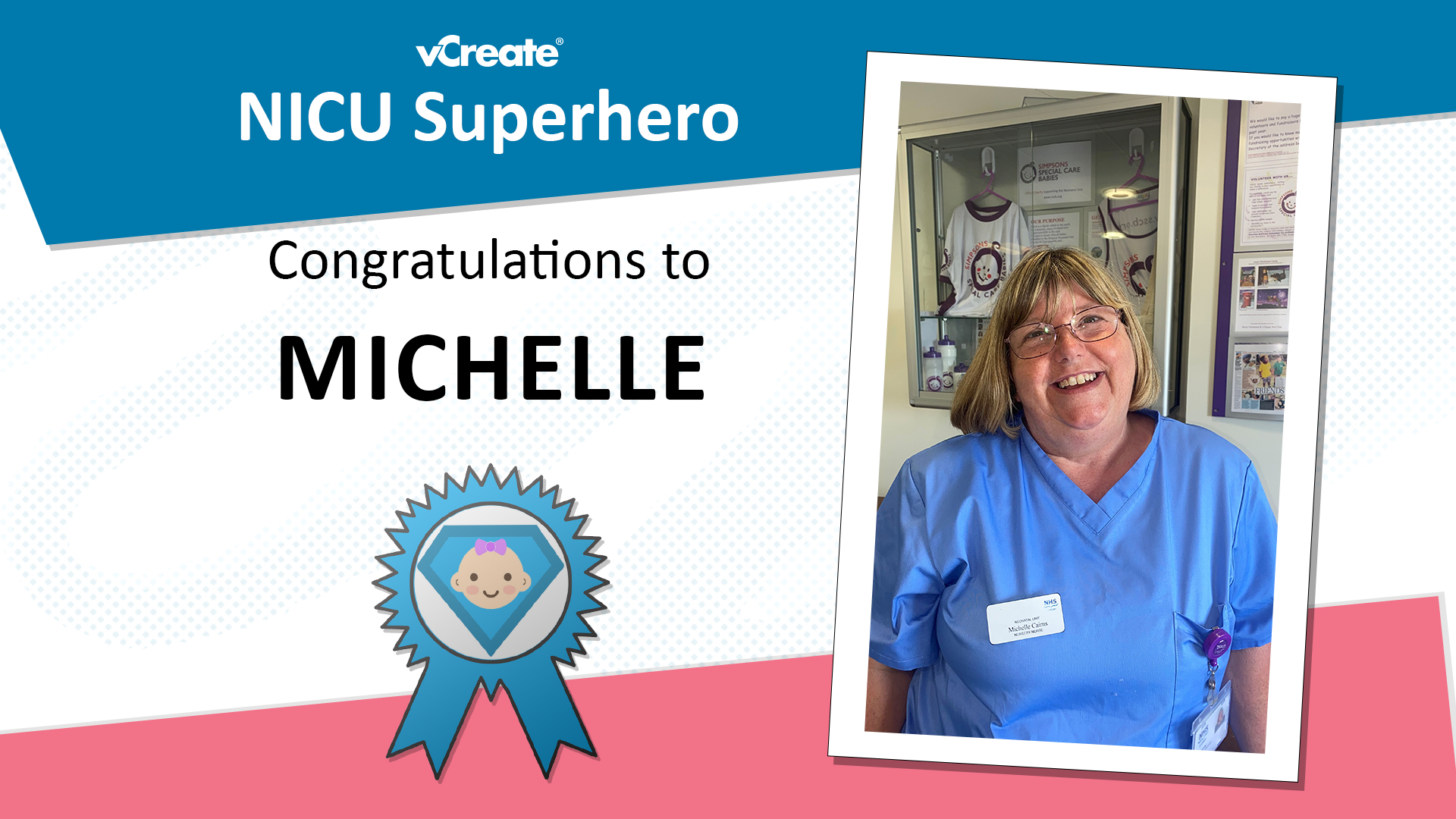 Michelle from Royal Infirmary of Edinburgh is a NICU Superhero!