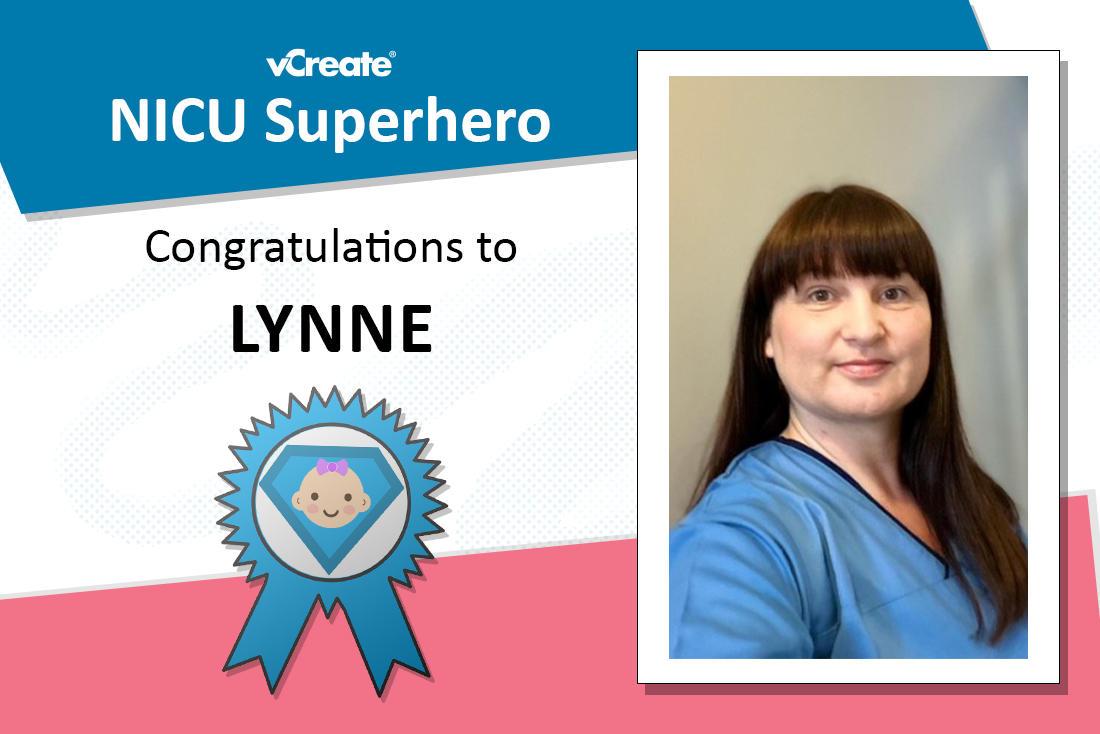 Lynne from University Hospital Crosshouse is Samantha's NICU Superhero!