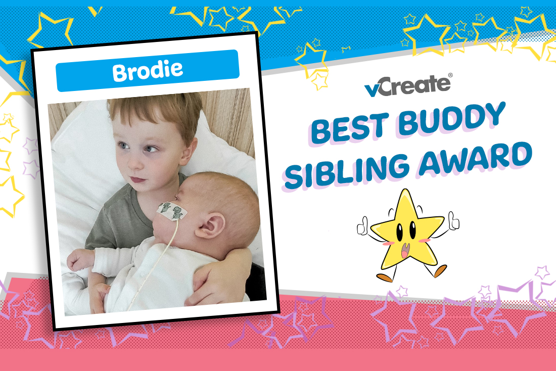 Big brother, Brodie, is our super sibling this week!