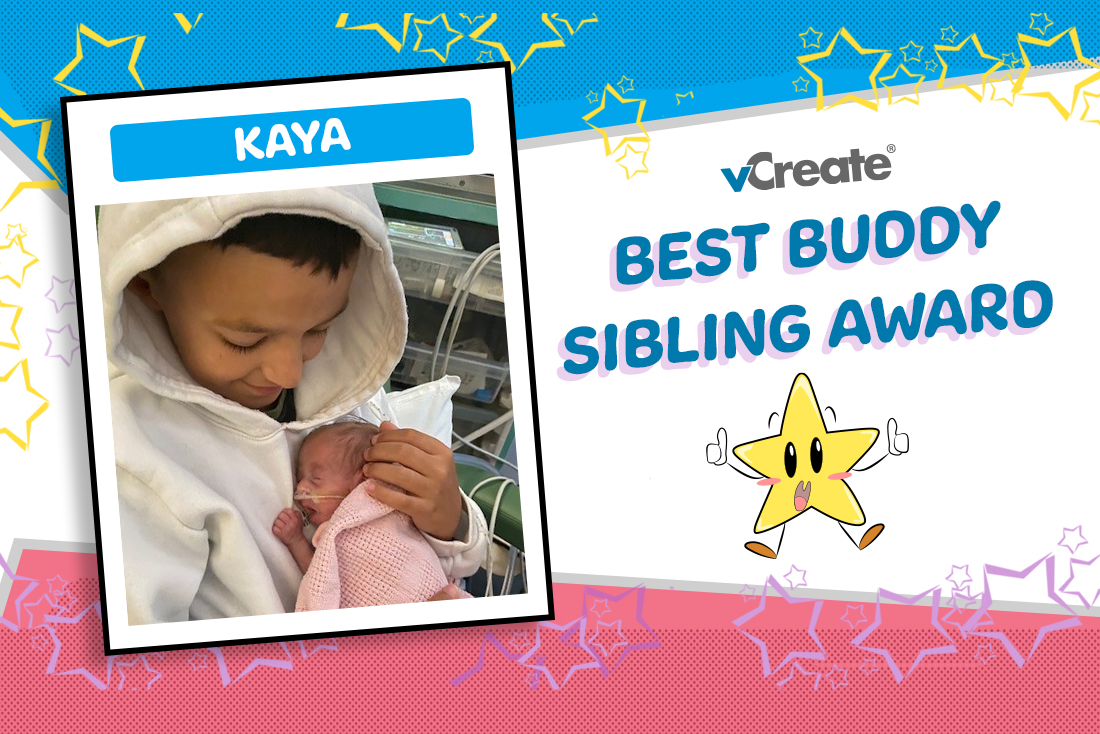 Our Best Buddy Sibling Award goes to Kaya this week! Our Best Buddy Sibling Award goes to Kaya this week!
