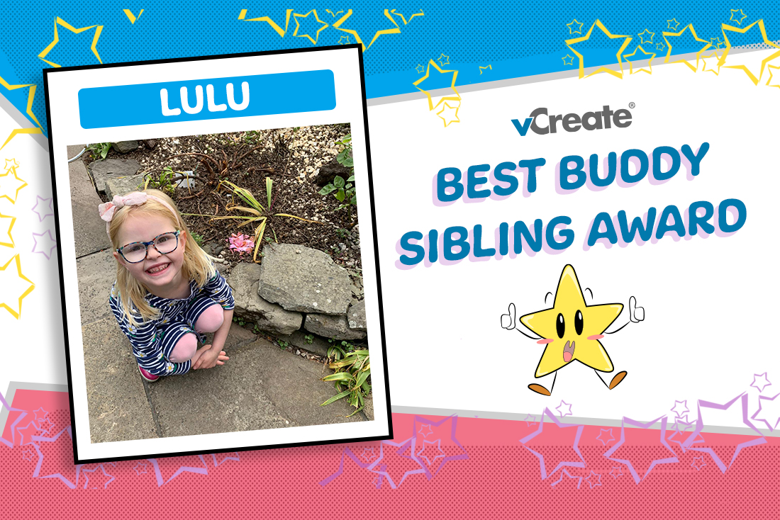 Lulu is the sister receiving our Best Buddy Sibling Award this week! Lulu is the sister receiving our Best Buddy Sibling Award this week!