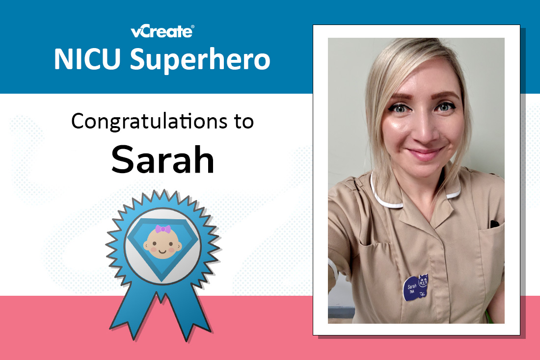 Sarah from Jessop Wing, you are a NICU Superhero! 
